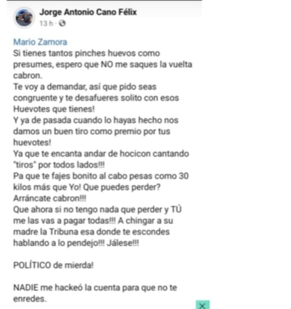 Gobernador de Sinaloa rechaza comportamiento de su yerno, tras dichos contra senador priista