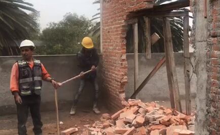 Inician demolición en edificio irregular de Miguel Hidalgo