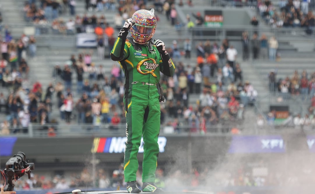 El piloto regiomontano se impuso en la NASCAR Xfinity Series en CDMX | FOTO: Carlos Mejía / EL UNIVERSAL
