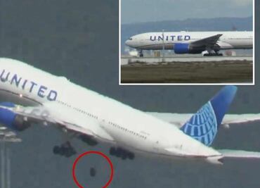 Avión Boeing de United Airlines pierde una rueda al despegar del aeropuerto internacional de Los Ángeles