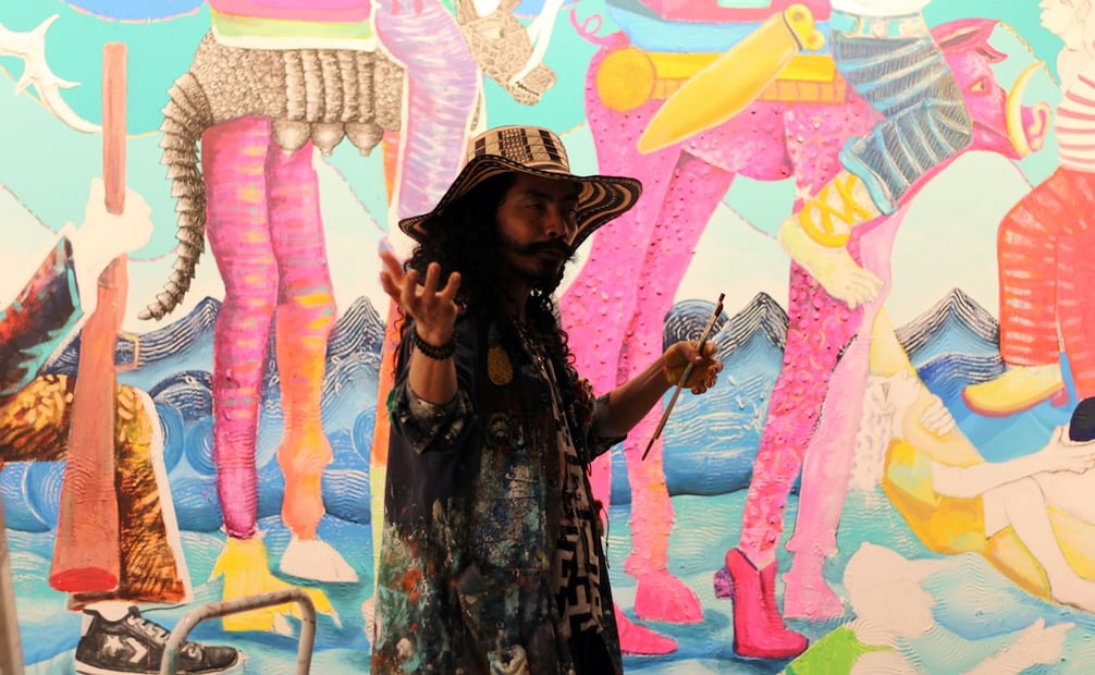 El artista Baltazar Castellano. Cortesía Antiguo Colegio de San Ildefonso