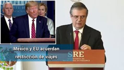 Inicia a media noche restricción de viajes por frontera con EU