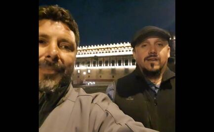 Activistas contra Tren Maya llegan a Palacio Nacional para intentar reunirse con AMLO