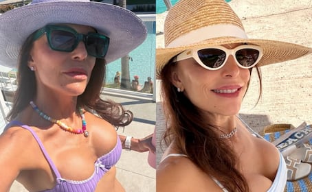 Bethenny Frankel, estrella de ‘Real Housewives’ arrasa en desfile con microbikinis a los 55 años 