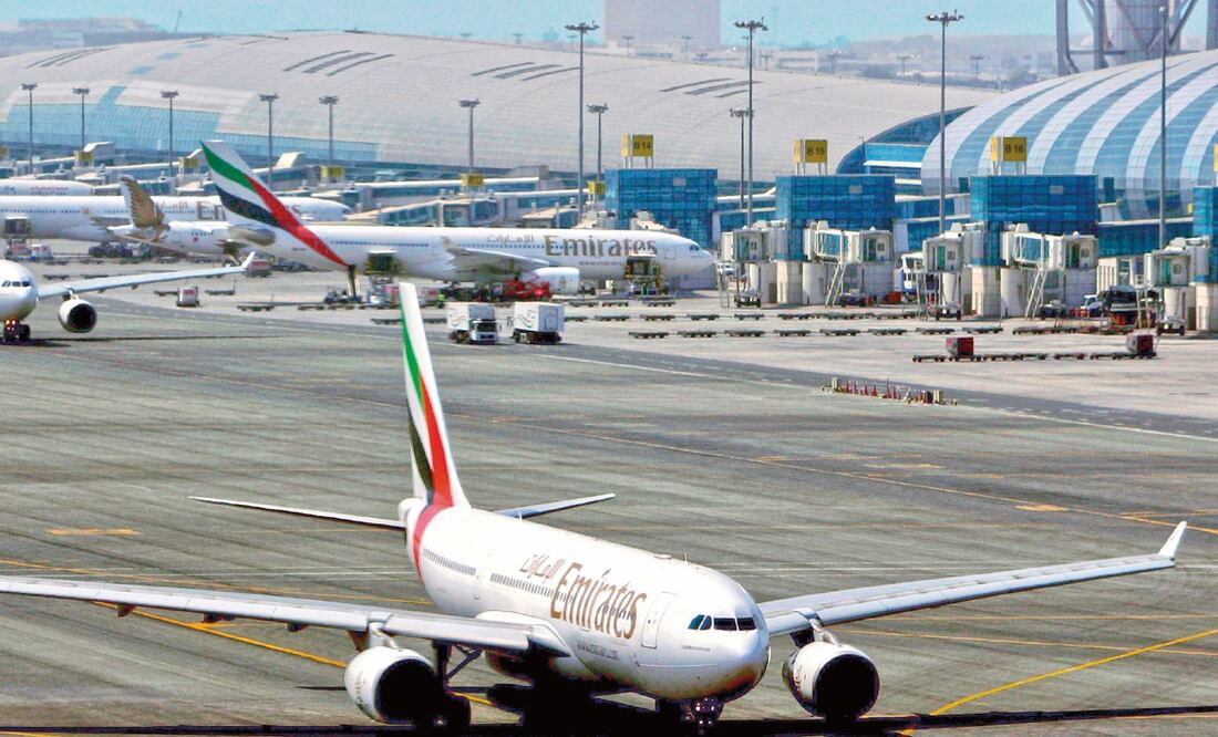 Emirates es centro de la polémica, puesto que la industria la acusa de estar subsidiada por el gobierno de Dubái y comprar turbosina a menor precio. ARCHIVO EL UNIVERSAL