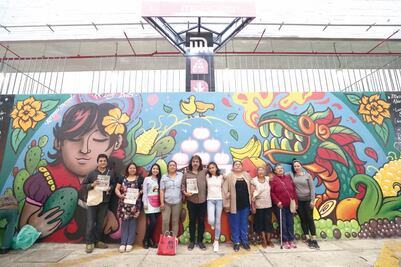 “Los Olvidados” de la Merced buscan rescatar su barrio con arte