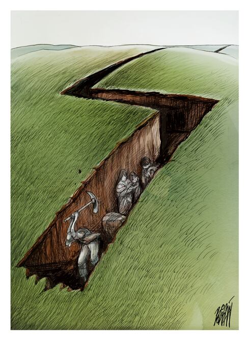 El camino del migrante es una guerra