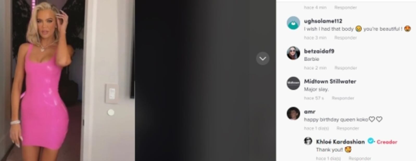 Khloé Kardashian le hace la competencia a Margot Robbie y aparece con atuendo de Barbie