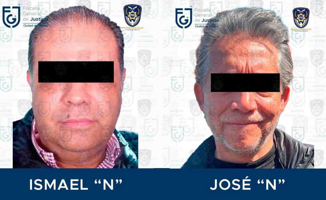 Ismael Isauro “N” y José Ramón “N”, exservidores públicos de la alcaldía Benito Juárez y vinculados al llamado Cártel Inmobiliario. Foto: Especial