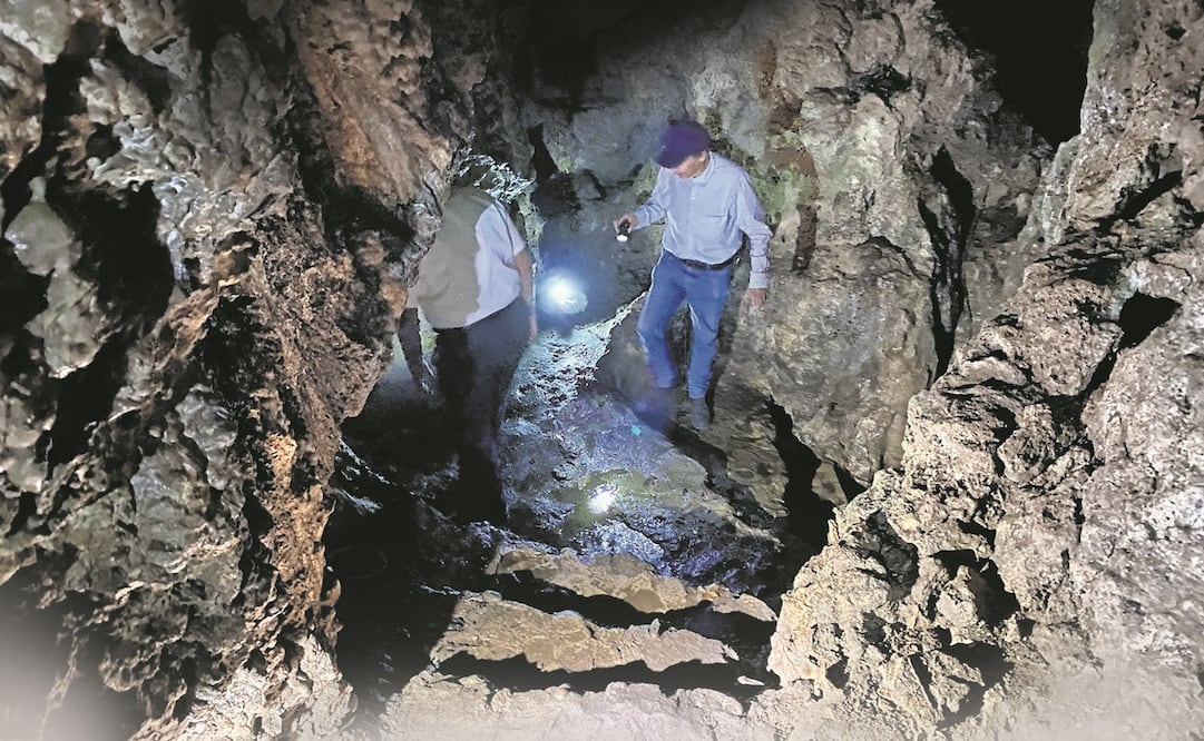 320 metros es la distancia que se camina durante el recorrido en las grutas, el cual dura alrededor de 20 minutos. Foto: Carlos Arrieta