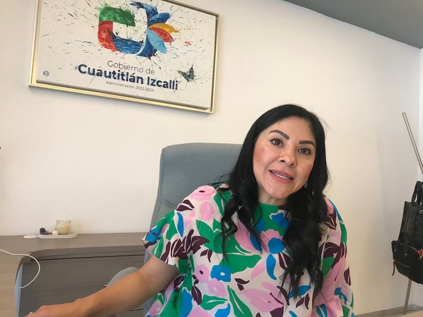 Karla Fiesco, presidenta municipal de Cuautitlán Izcalli. FOTO: Rebeca Jiménez/ EL UNIVERSAL/