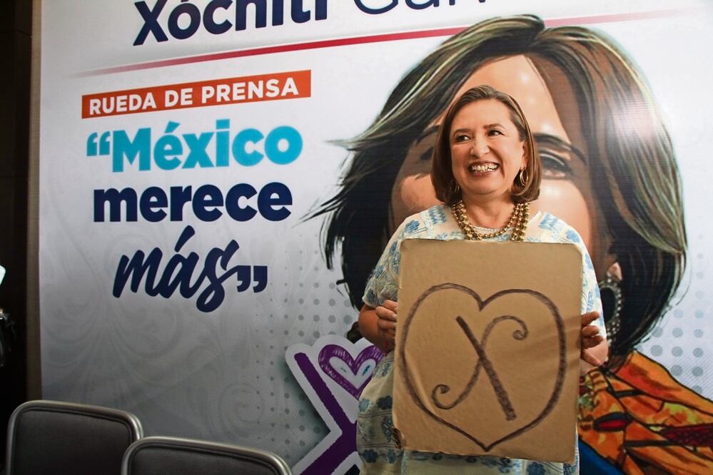 Xóchitl Gálvez participó en el foro México Merece Más, organizado en Puebla por la senadora Nadia Navarro. Foto: Omar Contreras / El Universal