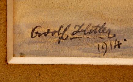 Dudan sobre autenticidad de acuarela atribuida a Hitler