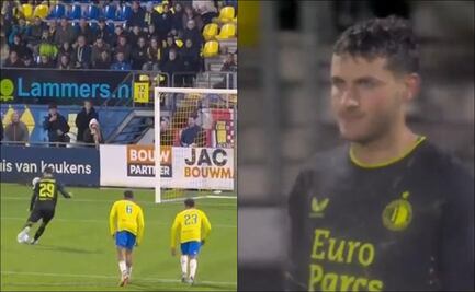 VIDEO: Santiago Giménez cobra su penalti a lo Panenka y termina volando el esférico