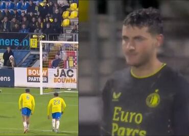 VIDEO: Santiago Giménez cobra su penalti a lo Panenka y termina volando el esférico