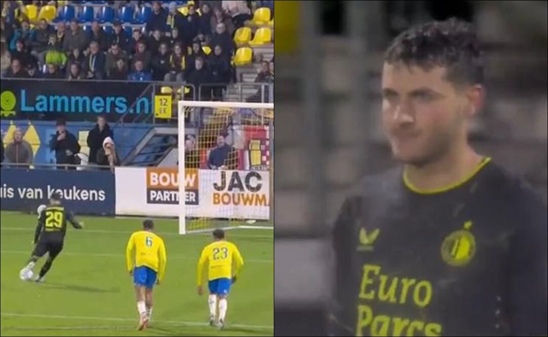 Santiago Giménez ejecutó su disparo desde el manchón de penalti a lo Panenka y mandó el balón por encima / FOTO: ESPECIAL