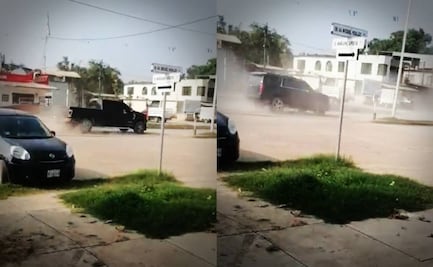 VIDEO: "Hay balazos", enfrentamiento y persecución en El Naranjo, SLP