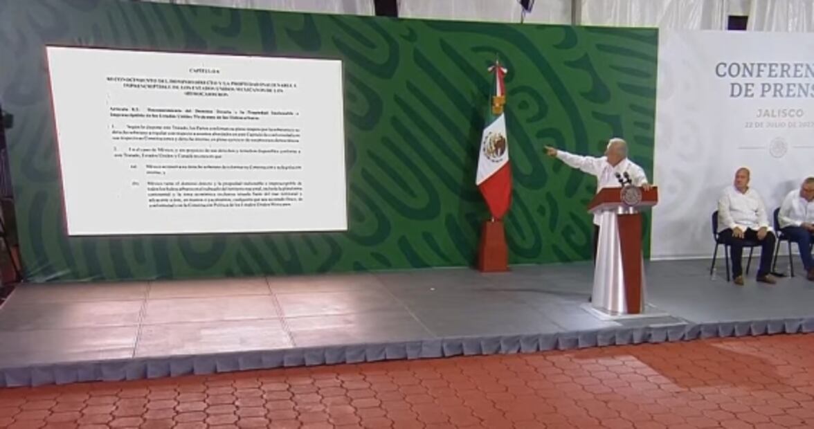 La mañanera de AMLO, 22 de julio, minuto a minuto 