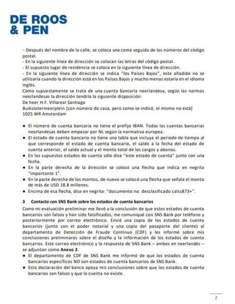 Américo desmiente que su hijo tenga cuentas bancarias en Holanda