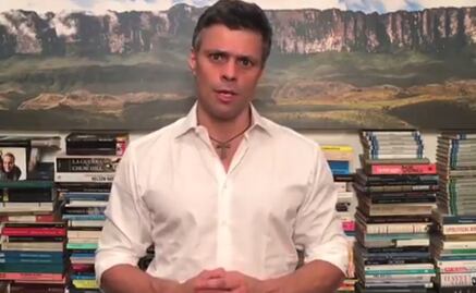 En video, Leopoldo López llama a opositores venezolanos a seguir en las calles