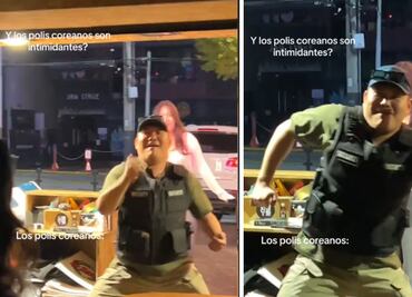 Guardia de seguridad coreano perrea al ritmo de "La Gatita" de Bellakath; video se viraliza