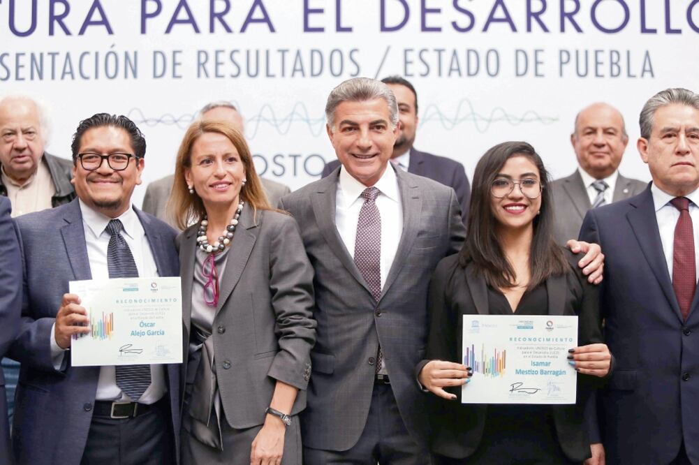 El gobernador José Antonio Gali Fayad comentó que Puebla es uno de los cinco estados que cuenta con los indicadores UNESCO de Cultura para el Desarrollo