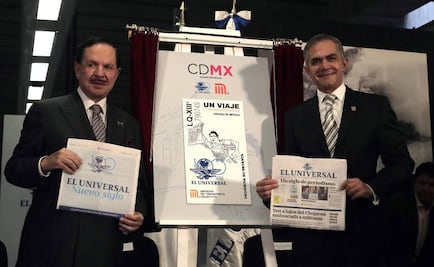 Presentan boleto del Metro por el centenario de EL UNIVERSAL