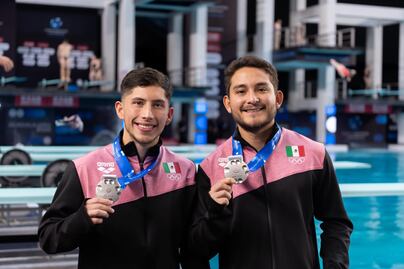 Kevin Berlín y Randal Willars se cuelgan la plata en la Copa del Mundo de Guadalajara; es la segunda medalla de México