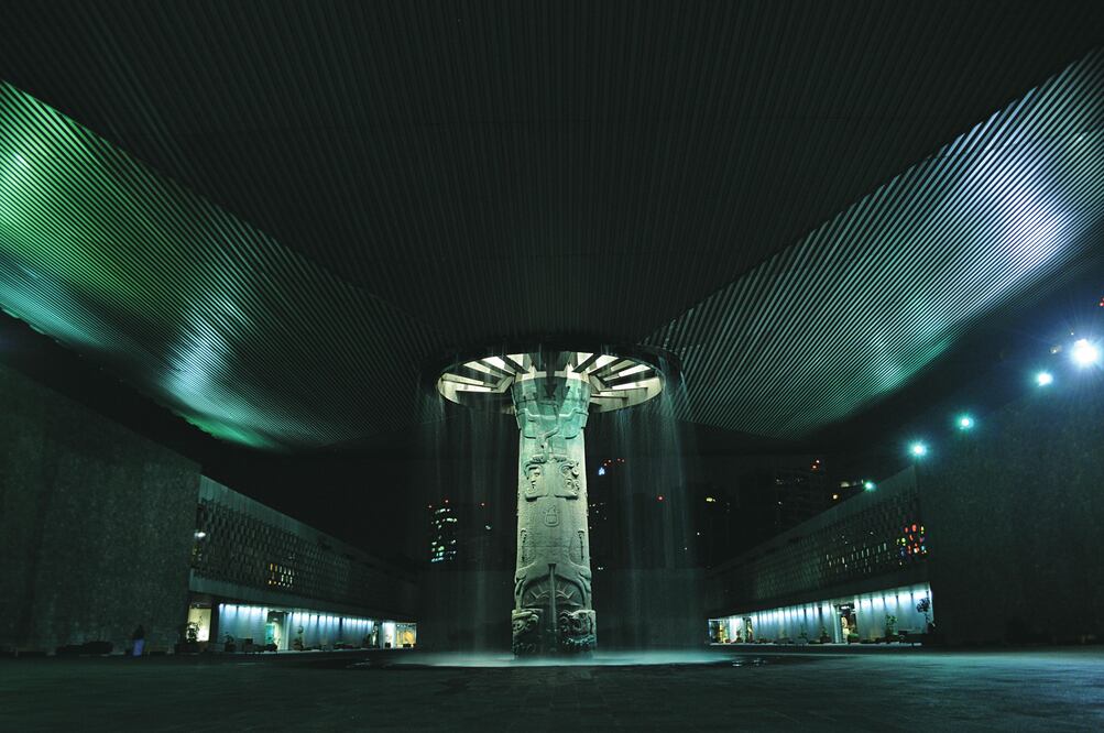 La columna del museo es el icono del museo. (Foto: Cortesía INAH)