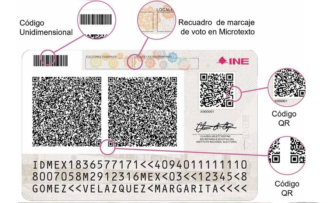 La nueva credencial para votar será para el periodo de 2026 a 2031. Foto: Especial