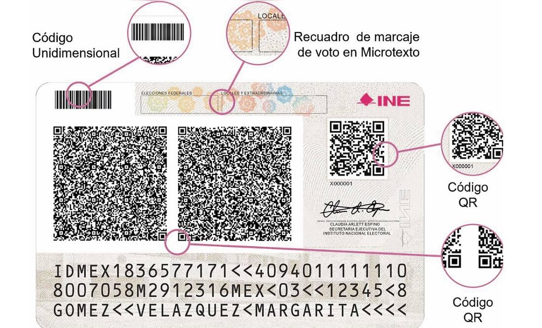 La nueva credencial para votar será para el periodo de 2026 a 2031. Foto: Especial