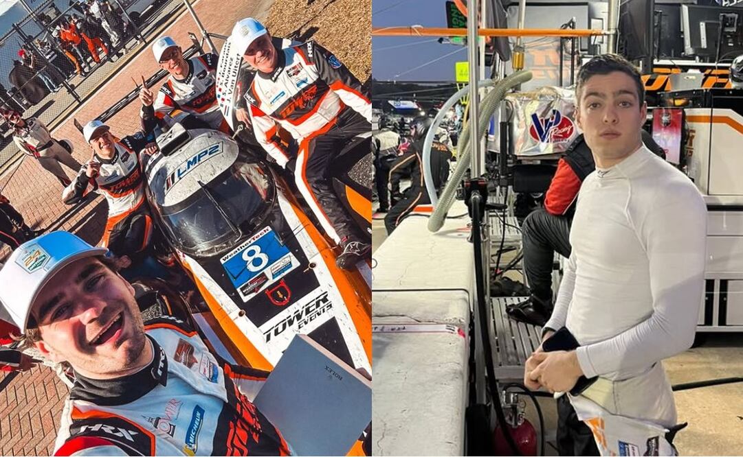 Sebastián Álvarez, el mexicano que ganó en las 24 Horas de Daytona - Fotos: @jobvanuitert y @sebastian_294 en Instagram