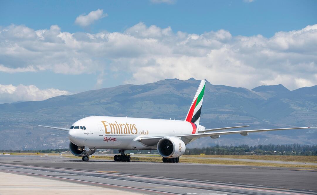 Guadalajara será el segundo destino de carga de Emirates en el país y su decimoquinto en América. Foto: Twitter @emirates