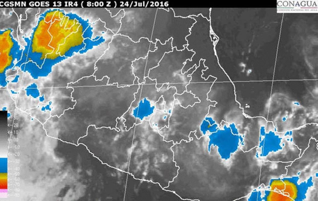 La onda tropical número 16 generará potencial para lluvia con intervalos de chubascos de así como tormentas puntuales fuertes (CONAGUA)