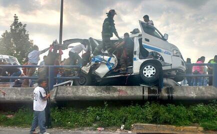 Choque en Naucalpan deja 12 lesionados, algunos de gravedad