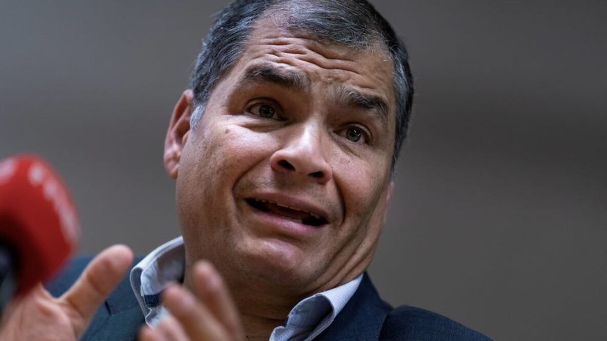 Rafael Correa rechaza que esté detrás de un golpe de Estado en Ecuador. Foto: Getty Images