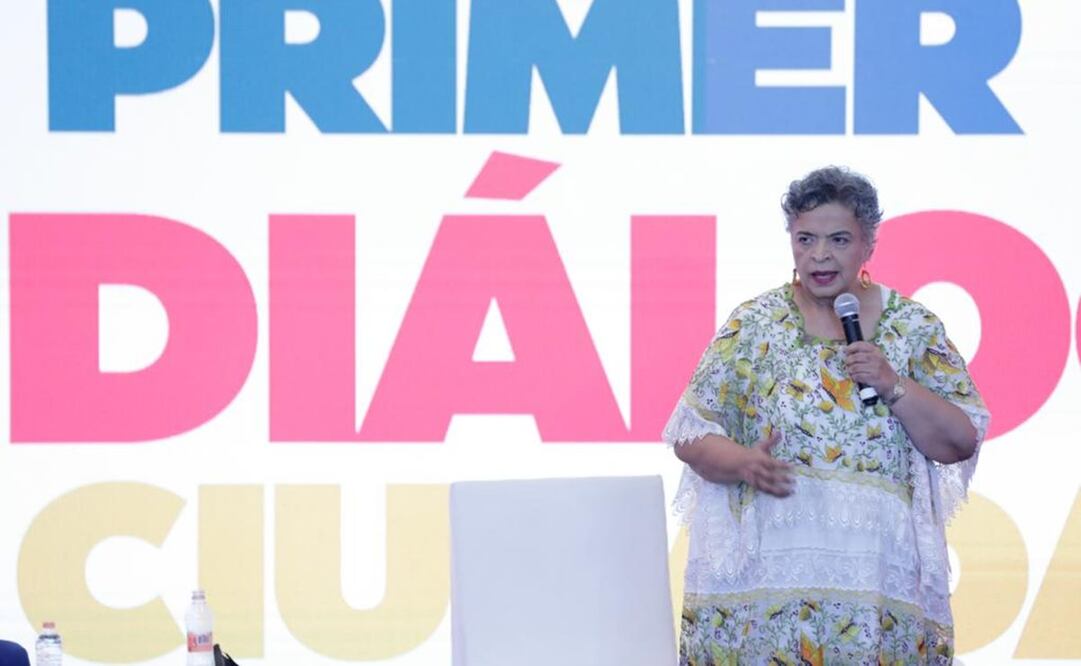 Beatriz Paredes, aspirante a la candidatura presidencial por parte del Frente Amplio por México. Foto: Diego Israel/El Universal