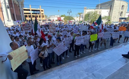 Protestan trabajadores del Poder Judicial Federal en Sonora; buscan diálogo con los tres poderes del Estado