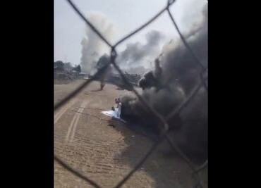 Reportan incendio en respiraderos del Río de los Remedios, en los límites de la GAM y Ecatepec