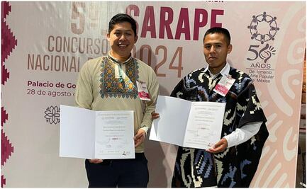 Artesanos michoacanos ganan quinta edición del Concurso Nacional del Sarape