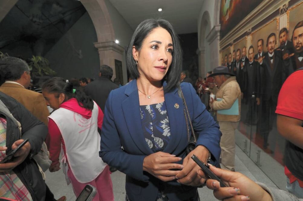 La legisladora Karina Labastida dijo también que ve un mayor compromiso de las autoridades en erradicar ataques a mujeres. Foto: JORGE ALVARADO. EL UNIVERSAL