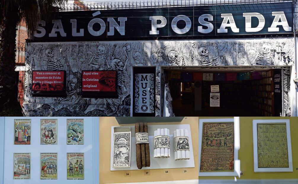 El museo muestra la versatilidad de la gráfica de Posada. Fotos: Fernanda Rojas / EL UNIVERSAL