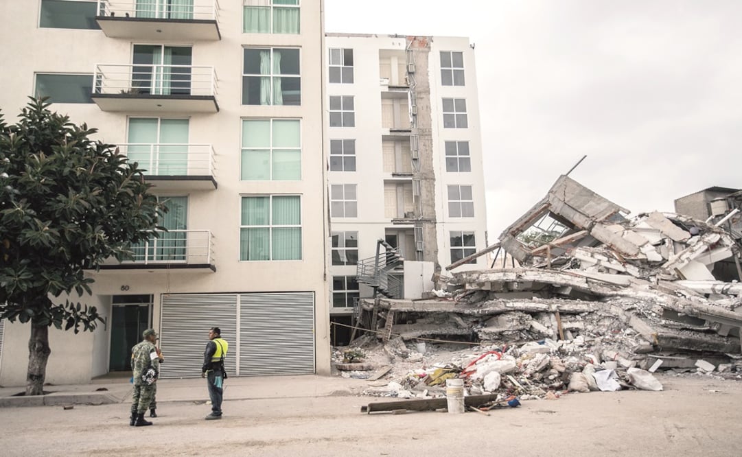Representantes de la empresa que construyó un edificio en la colonia Portales informaron que los daños son una causa natural por el sismo. (ARCHIVO. EL UNIVERSAL)