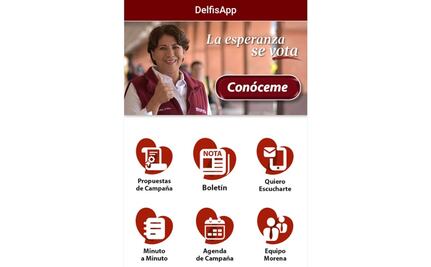 Delfina Gómez lanza aplicación para Android "Delfisapp"