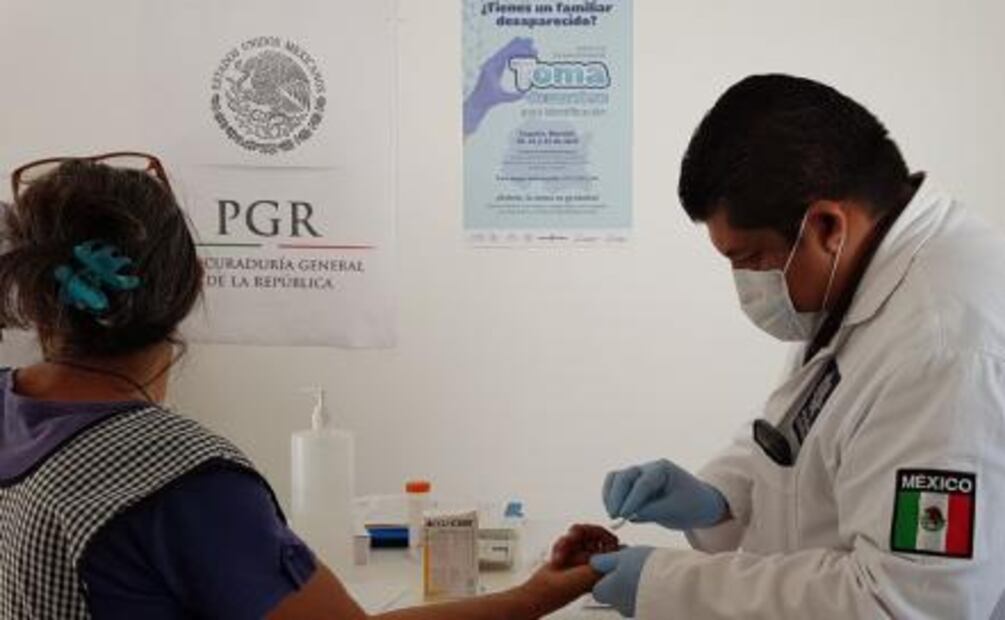 Levanta PGR 524 muestras de ADN en 12 estados