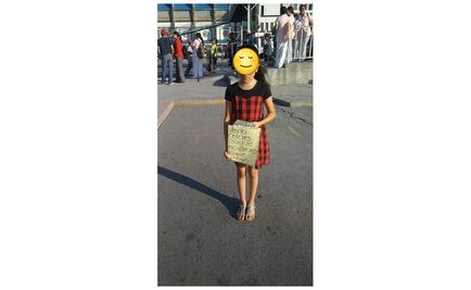 Niña en Reynosa es exhibida vendiendo chicles por "no valorar lo que tiene"