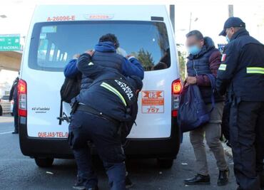 Suman 3 mil operativos contra robo a pasajeros de combis en Edomex