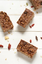 #RECETA en 5 pasos Barritas de frutos secos y chía