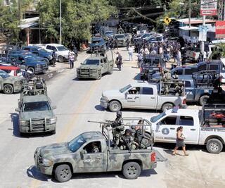 Detienen en operativo a 11 en Xaltianguis, Guerrero