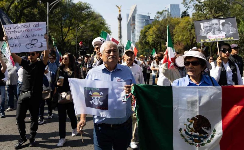 Aspectos Marcha Generación Z. Foto: Hugo Salvador / EL UNIVERSAL